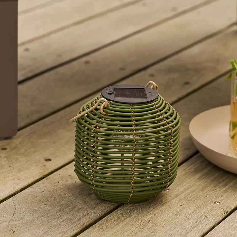 Solar Laterne für Garten und Terrasse – Grün
