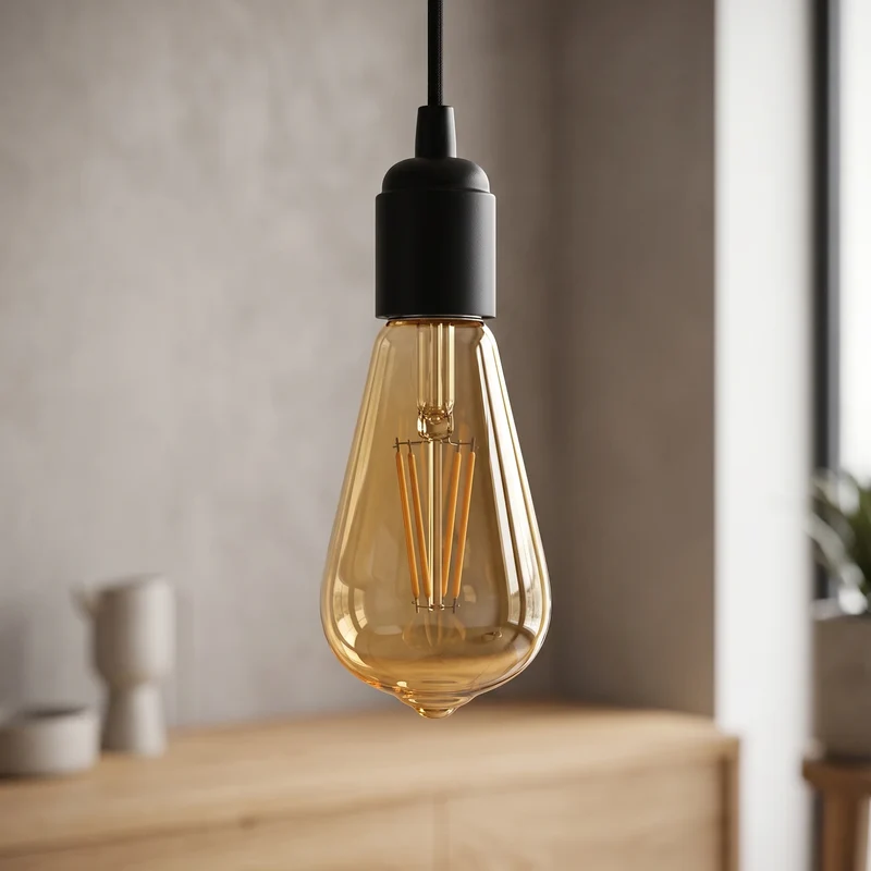 Vintage ST64 E27 4W Dimmbare LED Dekorative Glühbirne~3254