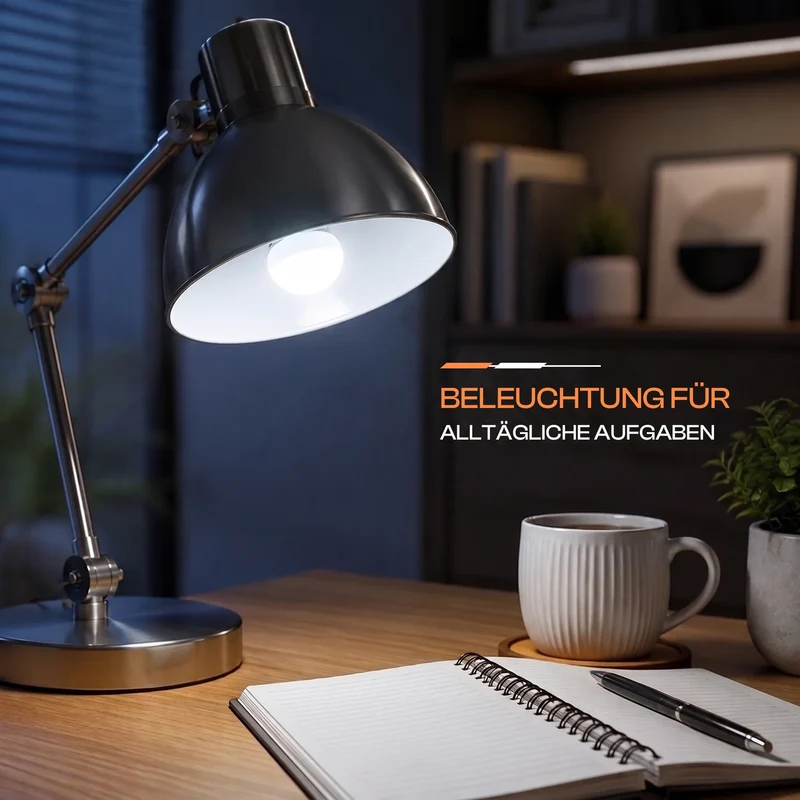 9W 820lm E27 LED-Glühbirne A60 GLS 6400K~4100