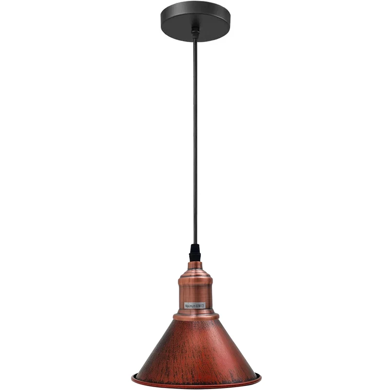 Vintage Industrie Pendelleuchte E27 – Retro Hängelampe Metall~4140