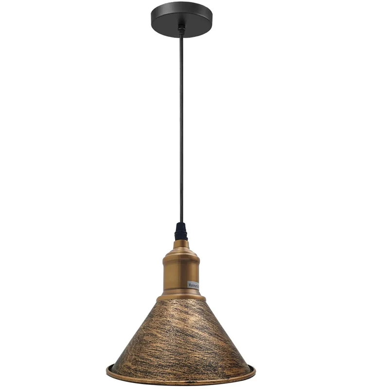 Vintage Industrie Pendelleuchte E27 – Retro Hängelampe Metall~4140