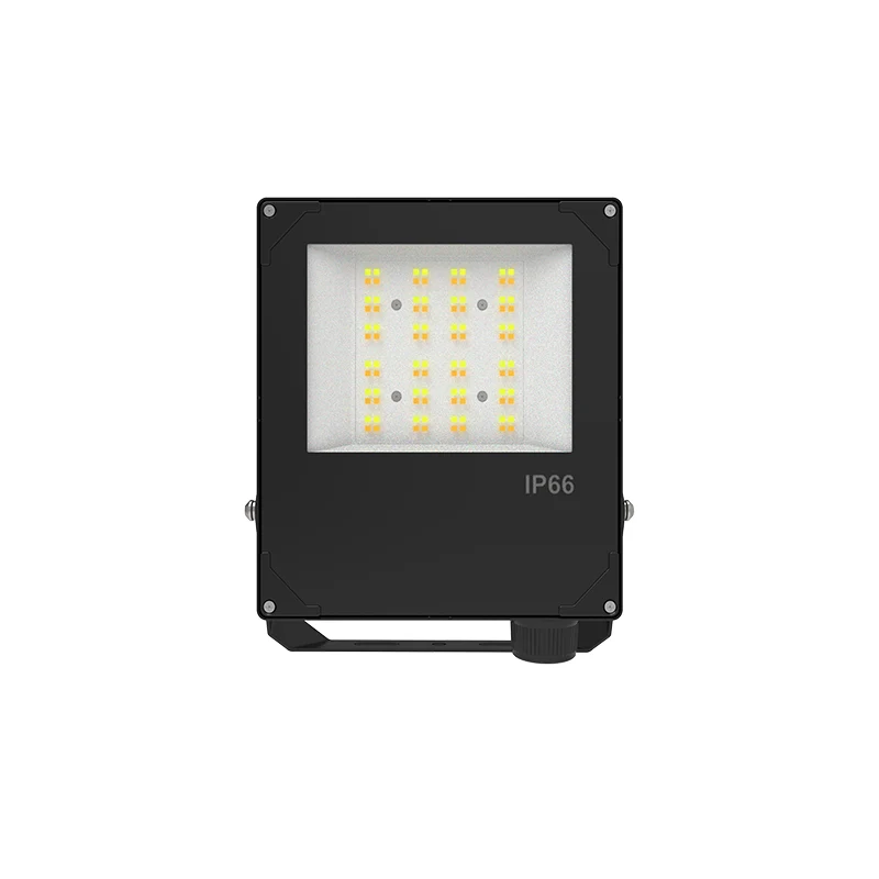 LED Baustrahler | 30/40/50W Switch | 7.000 lm | 3000K/4000K/5700K CC-Switch | IP66 | Neigbar | Schwarz | Aurus