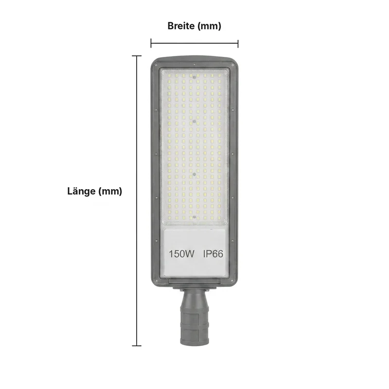 LED Straatlamp met Schemersensor | 150W | 15.000 lm | 3000/4000/6500K CCT-Switch | IP66 | Kantelbaar | Hero