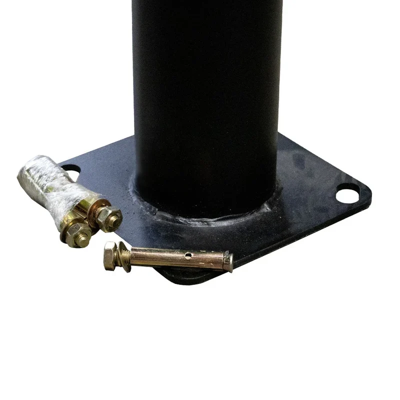Lichtmast inkl. Straßenlampe | 500 cm | 50 Watt | 5000 K | Schwarz