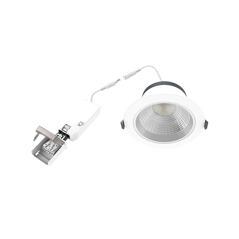 LED-Einbauleuchte | ESPA | Ø 120 mm | 6 W/8 W/10 W/12 W (Schalter) | Weiß | Farbtemperaturschalter | Dimmbar