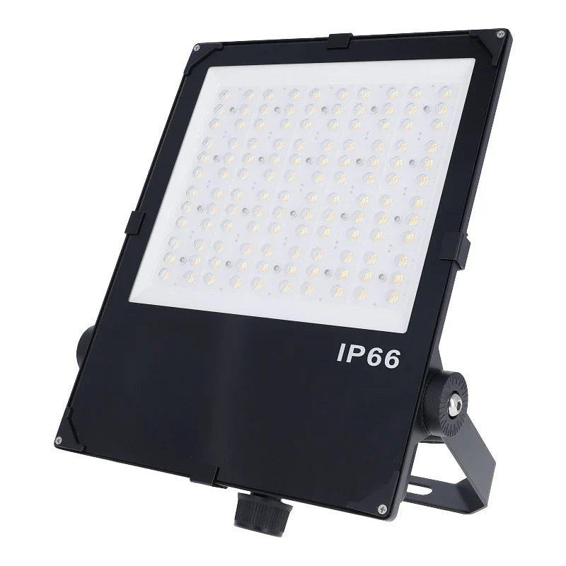 LED Bouwlamp | 120/160/200W Switch | 30.000 lm | 3000K/4000K/5700K CC-Switch | IP66 | Kantelbaar | Zwart | Aurus