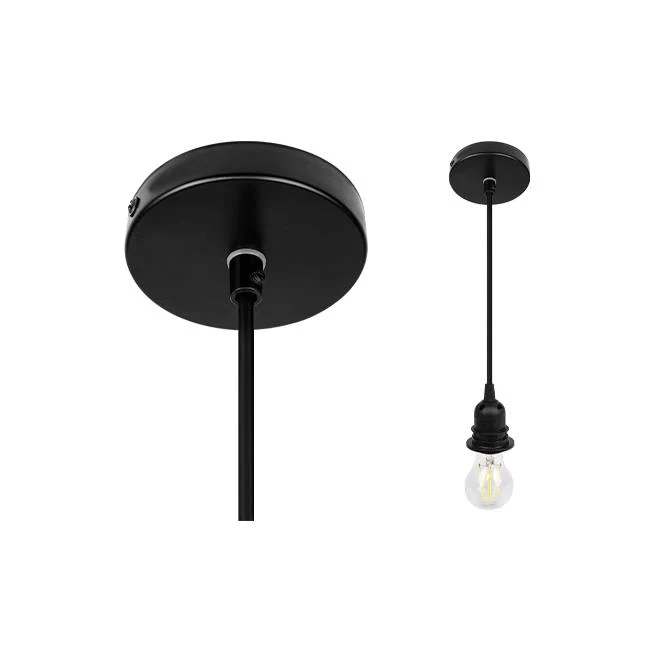 Rotan Hanglamp voor 3-fase Rail | Naturel Gevlochten | Ø 45 cm | E27 | Tutti.