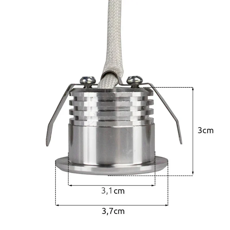8x | Intelligente Veranda-Einbaustrahler silber | 1,5 Watt | Komplettset | Zigbee | Hue-kompatibel