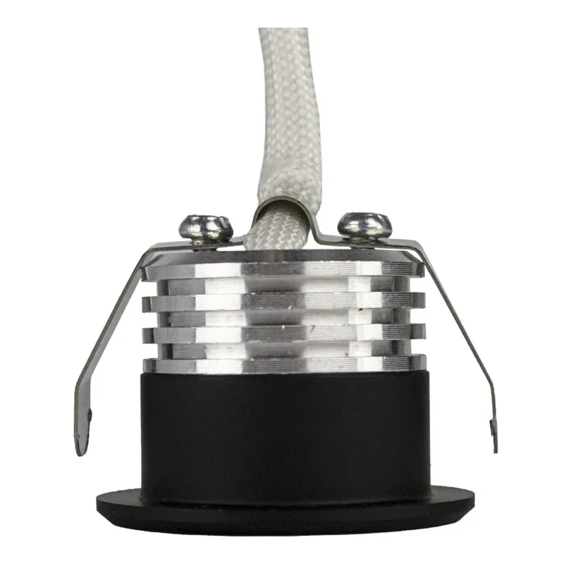 Bündel | LED-Veranda-Einbaustrahler | Ø31mm | 1,5W | Dimmbar - Schwarz | 6 Stück