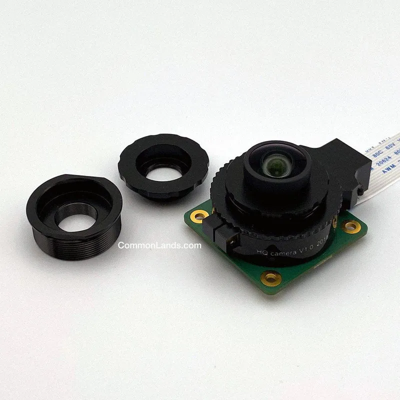 M12-auf-C-CS-Mount-Adapter (mit Sicherungsring)