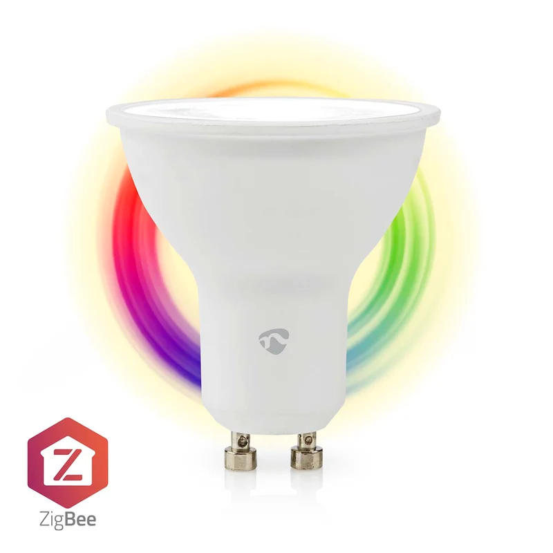 Smart Ground Spot GU10 rund | Athen | Edelstahl | IP66 | Zigbee | HUE-kompatibel | Mehrfarbig