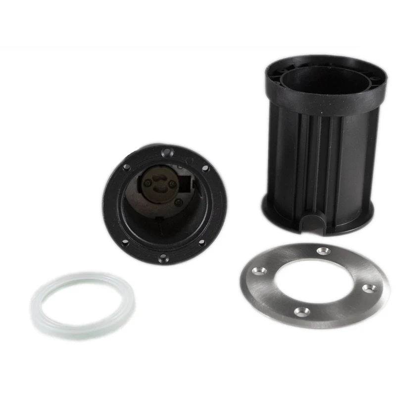 Smart Ground Spot GU10 rund | Rhodes | Edelstahl | IP66 | Zigbee | HUE-kompatibel | Mehrfarbig