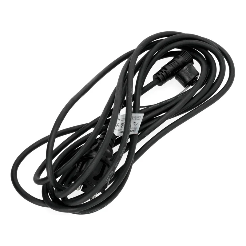 Komplette Lichterkette mit 35 Lampenschirmen | 35 Meter | Schwarzer Bambus | Verkettbar | E27 | Inkl. 1-W-Glühbirnen