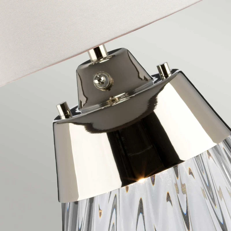 Tischleuchte Lena 1-flammig dimmbar Glas-Schirm 3000K