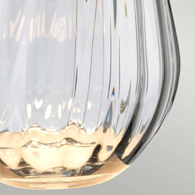 Tischleuchte Lena 1-flammig dimmbar Glas-Schirm 3000K