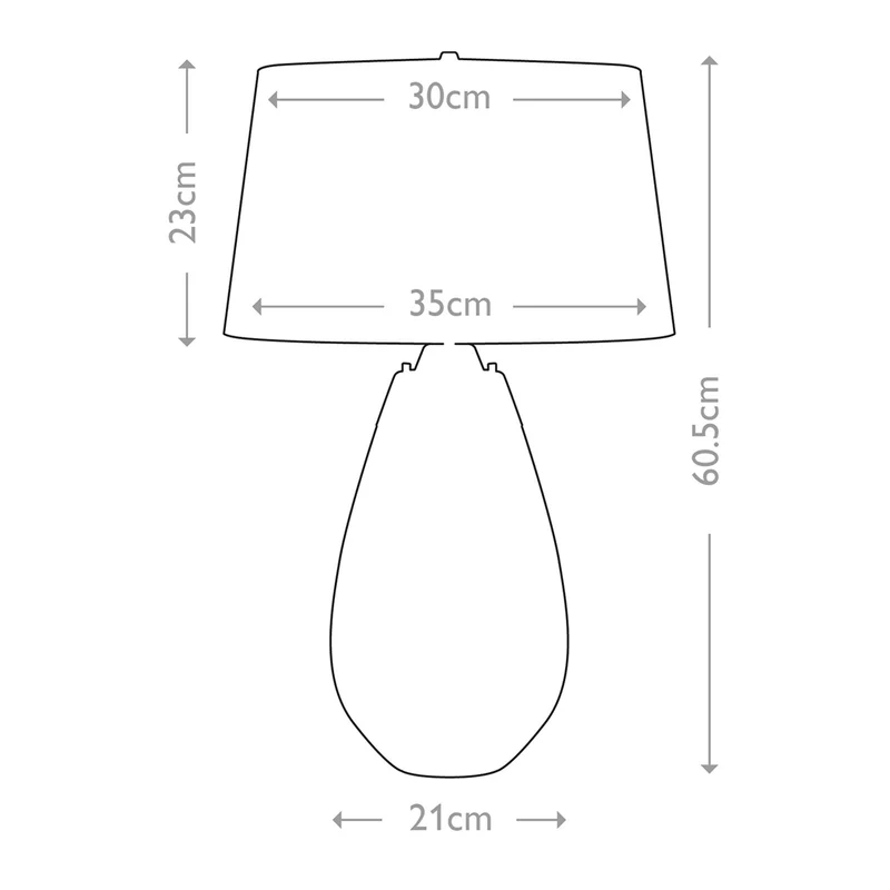 Tischleuchte Lena 1-flammig dimmbar Glas-Schirm 3000K
