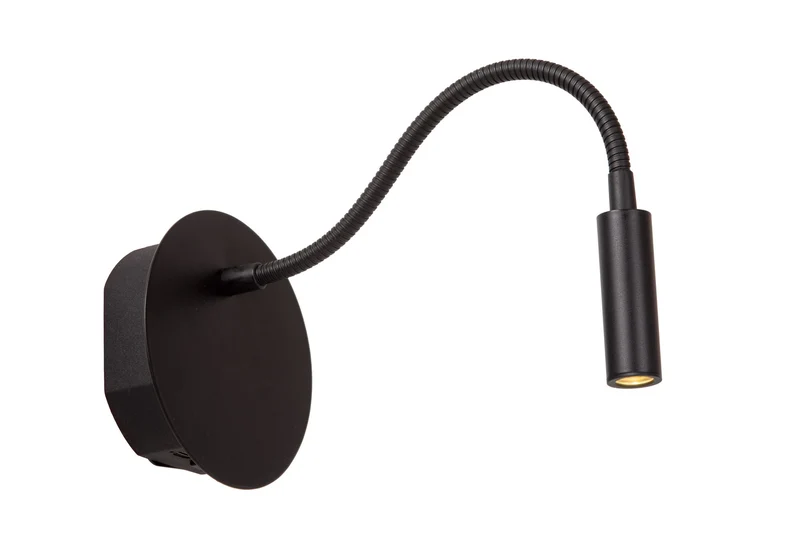 LED-Bettleuchte Jolijn mit flexiblem Arm, Akku und Magnethalterung