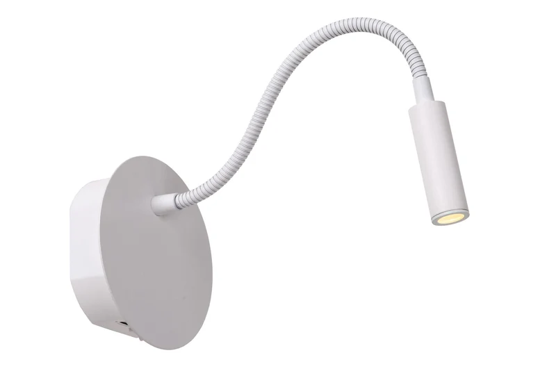 LED-Bettleuchte Jolijn mit flexiblem Arm, Akku und Magnethalterung