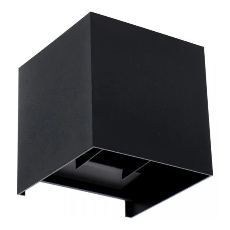 10er-Set Würfel-Wandleuchten | Kabellos dimmbar | Schwarz | Farbtemperatur einstellbar | Inkl. Fernbedienung