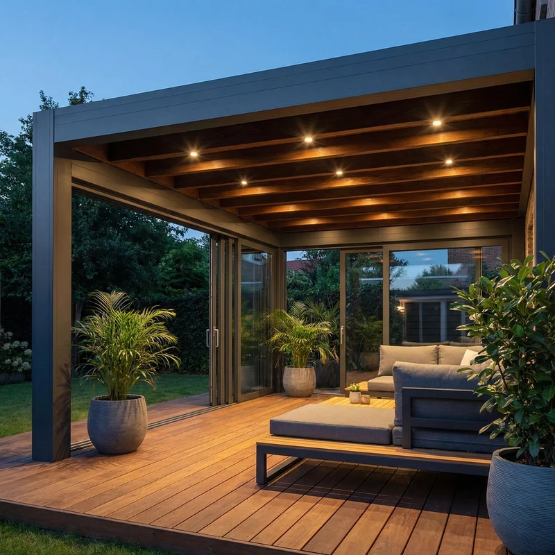 10er-Set | Intelligente Einbaustrahler für die Veranda, schwarz | 1,5 Watt | Komplettset | Zigbee | Hue-kompatibel