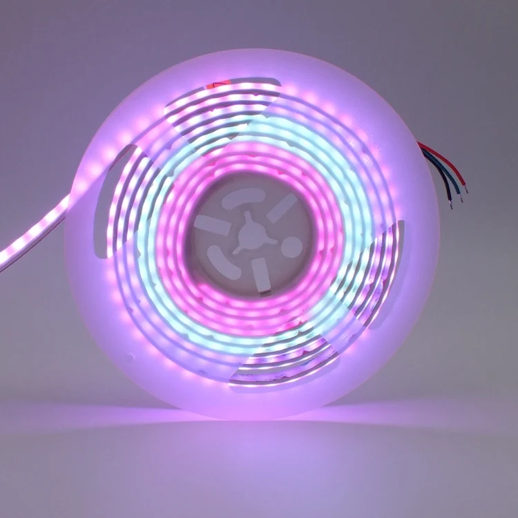 12V UCS1903 COB LED-Streifen adressierbar RGB 13W/m 100 LEDs/m – mit Silikonüberzug