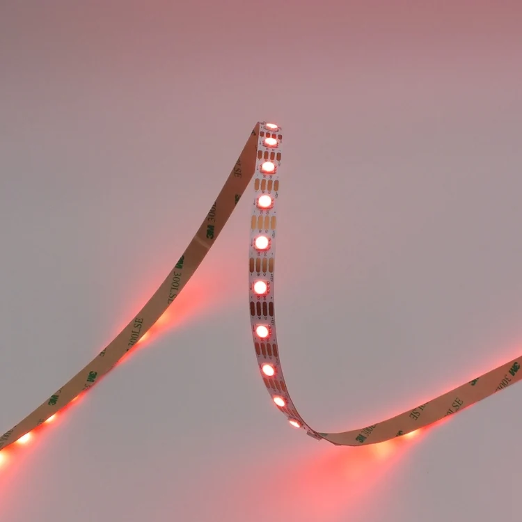 12V WS2815 LED-Streifen adressierbar RGBW 18W/m – Ausfallsicherung durch redundante Datenleitung