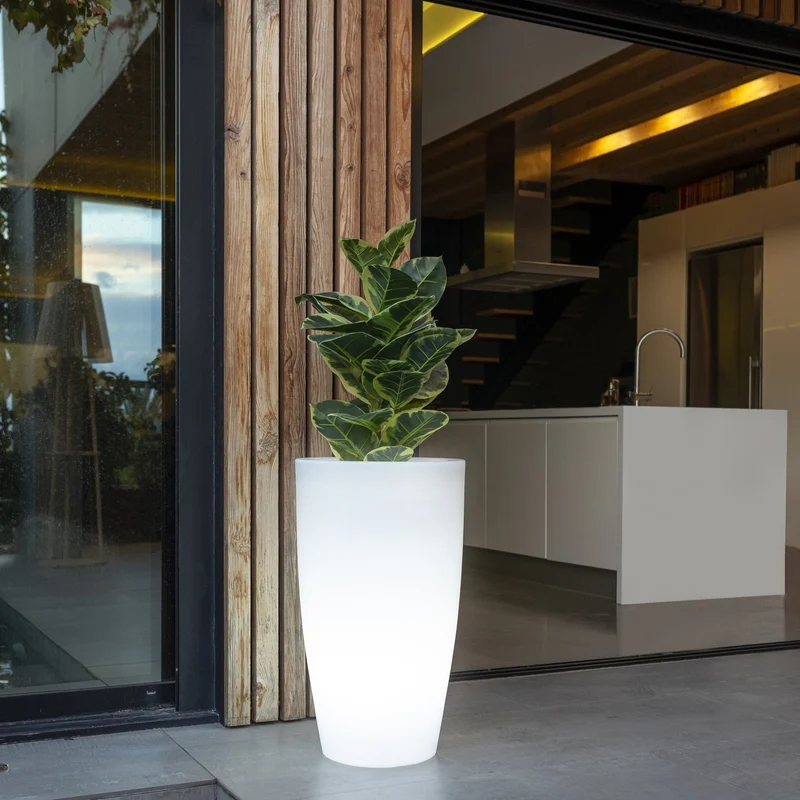 BUNTE BLUMENTÖPFE BAMBU 70 LICHT