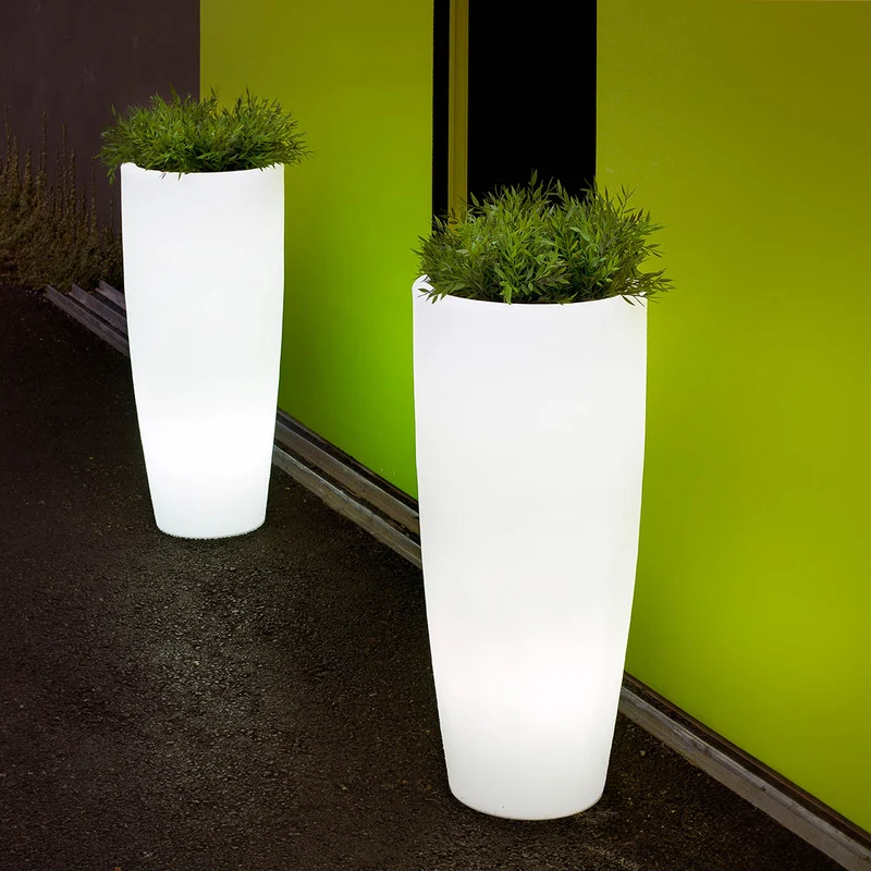 BUNTE BLUMENTÖPFE BAMBU 70 LICHT