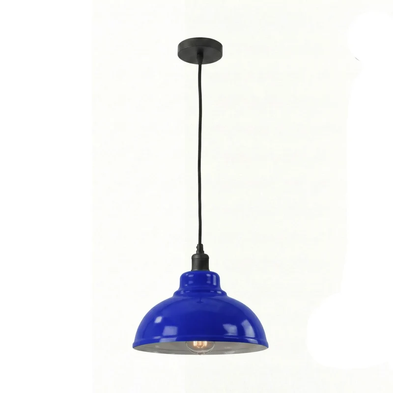 Industrie Fabrikpendelleuchte Ø 29cm Retro Hängeleuchte ~3427
