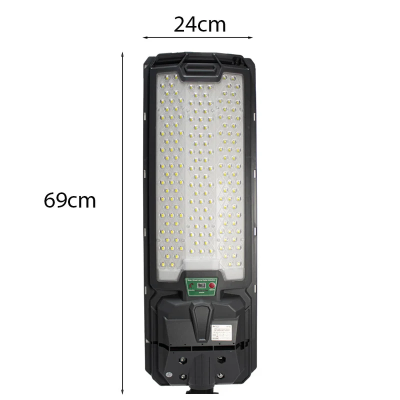 Solar-Lichtmast | 400 cm | Solarbetrieben | Bewegungsmelder | 6000 K – Tageslichtweiß