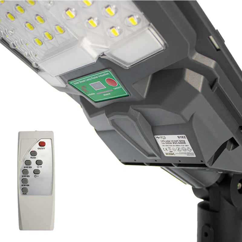 Solar-Lichtmast | 500 cm | Solarbetrieben | Bewegungsmelder | 6000 K – Tageslichtweiß