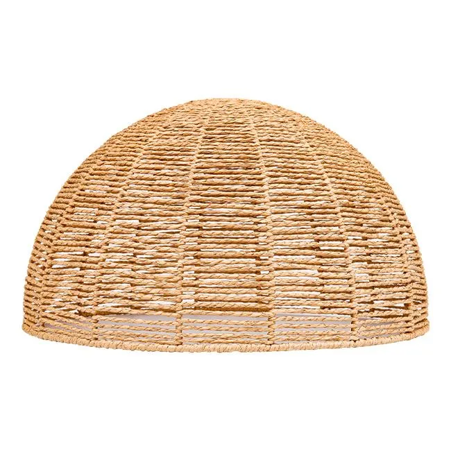 Hanglamp Rotan | Ø45 cm | E27 | Naturel + Zwart | Eettafel | Tutti