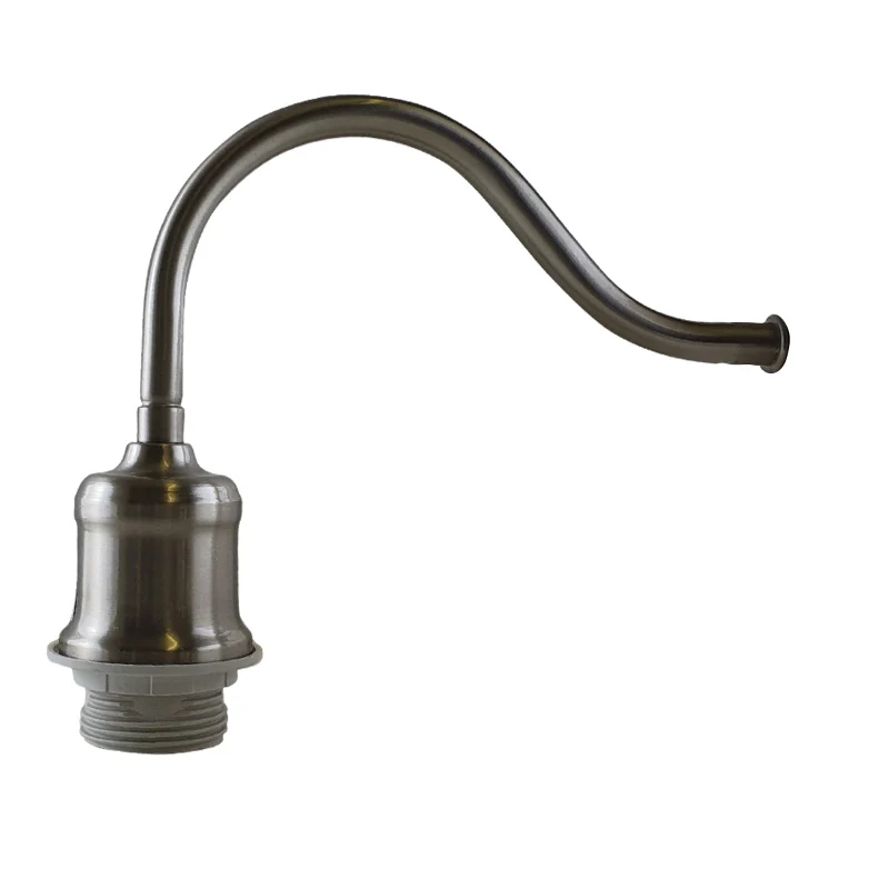 E27 Lampenfassung mit gebogenem Arm Vintage Lampensockel ~3941