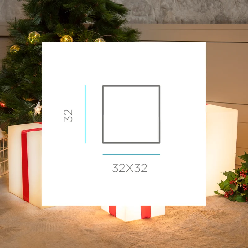 WEIHNACHTSLICHT WÜRFEL GIFTY 32