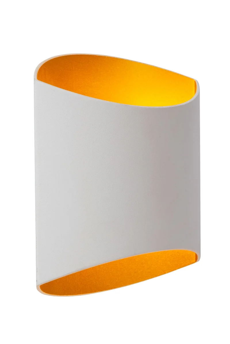 Wandleuchte Diletta oval mit Uplight und Downlight Aluminium 16x8x18cm