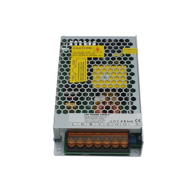 12V DC Schaltnetzteil, geschlossen 200W, 16,5A