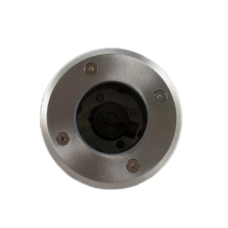 LED-Bodenstrahler GU10 rund | Komplettset | RGBCCT | inkl. Lichtquelle und Fernbedienung | Rhodos | Edelstahl | IP66