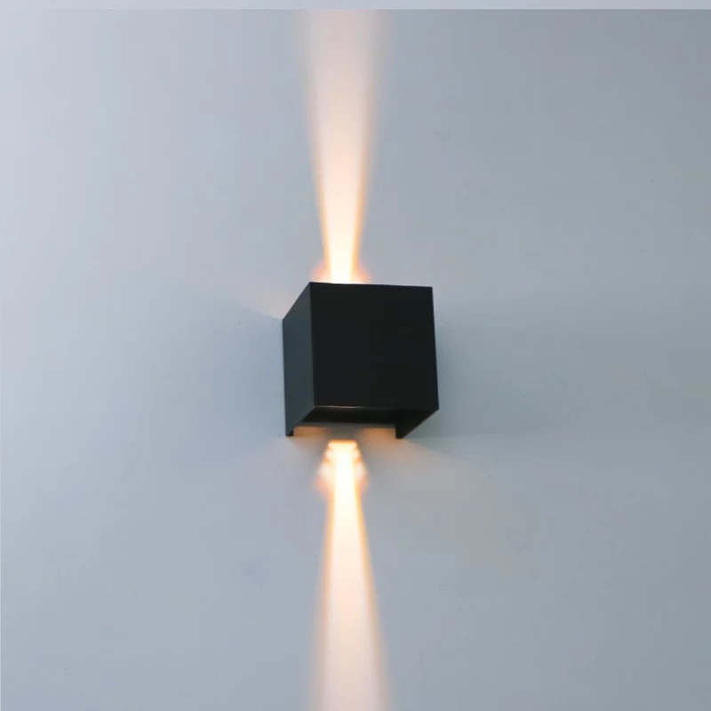 4x SMART Cube Wandleuchte | Dimmbar | Zigbee | Schwarz | Farbtemperatur einstellbar | Hue-kompatibel