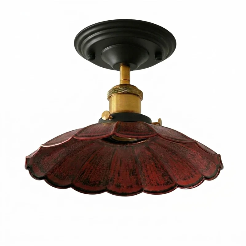 Vintage Deckenleuchte Semi Flush Mount | Retro Design ~3952