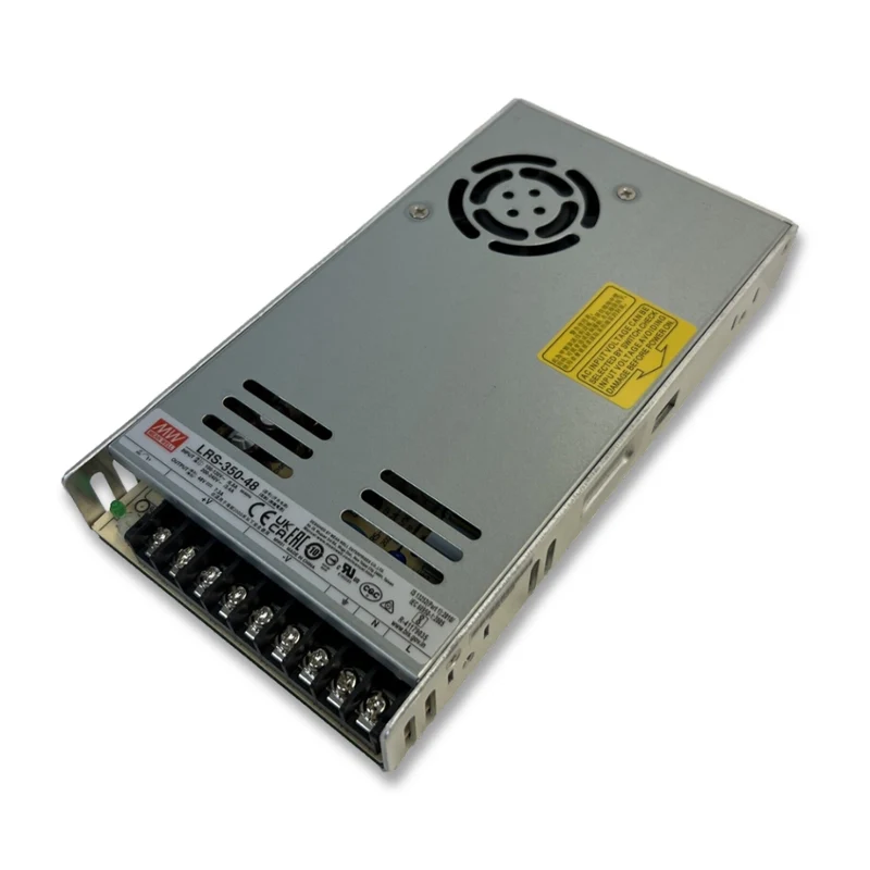 48V Netzteil Mean Well LRS-350-48, 350W 7,3A mit Lüfter