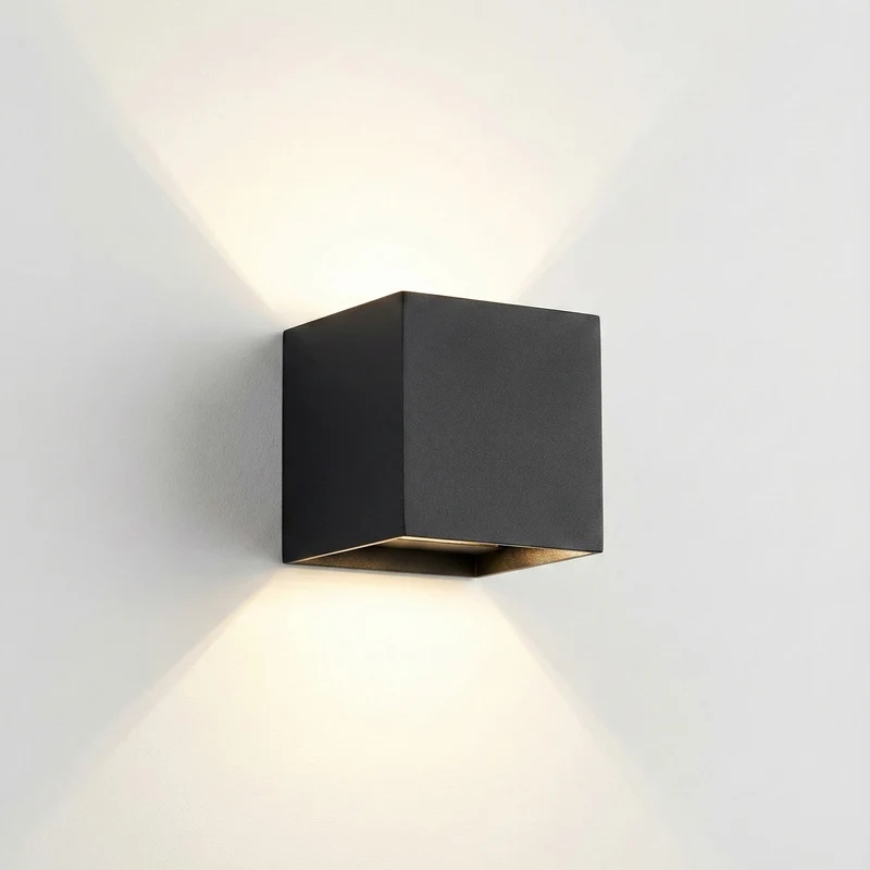 8x SMART Cube Wandleuchte | Dimmbar | Zigbee | Schwarz | Farbtemperatur einstellbar | Hue-kompatibel