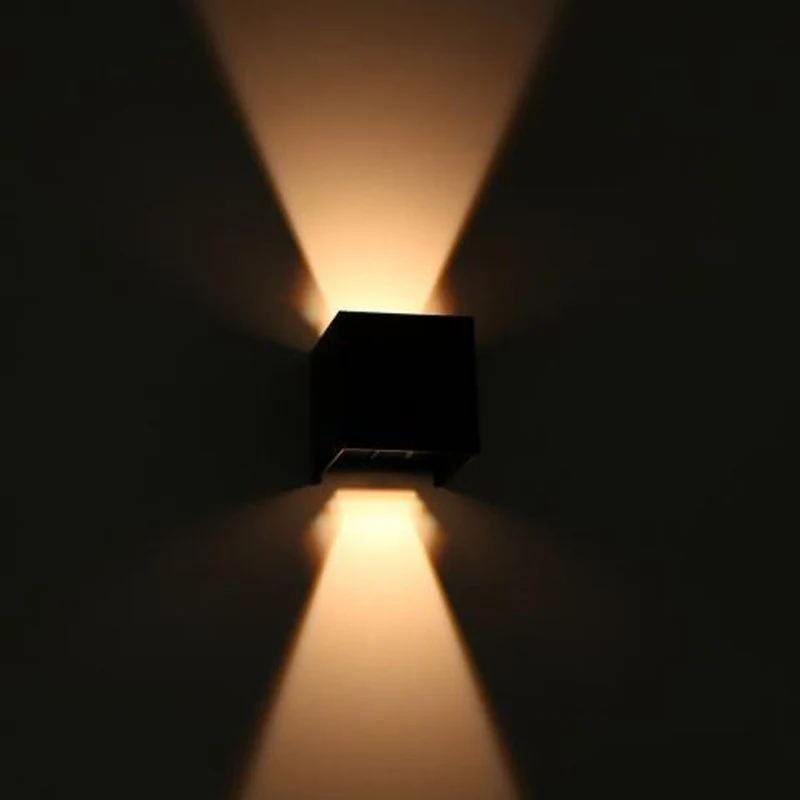 8x SMART Cube Wandleuchte | Dimmbar | Zigbee | Schwarz | Farbtemperatur einstellbar | Hue-kompatibel