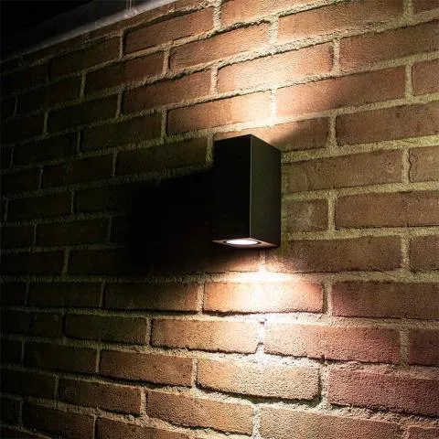 Philips LED-Wandleuchte | Außenleuchte | San Francisco | Inkl. 2 Philips Leuchtmittel | Schwarz