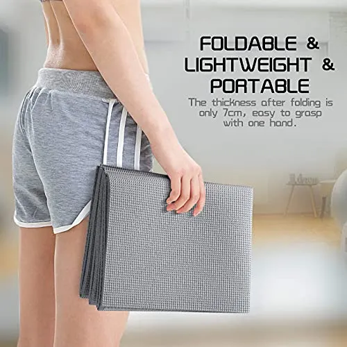 Yoga Mat-Grey 68" x 24" x 1/4"