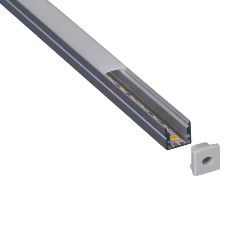 Schlankes 2m Aluminium LED-Profil 10*13mm