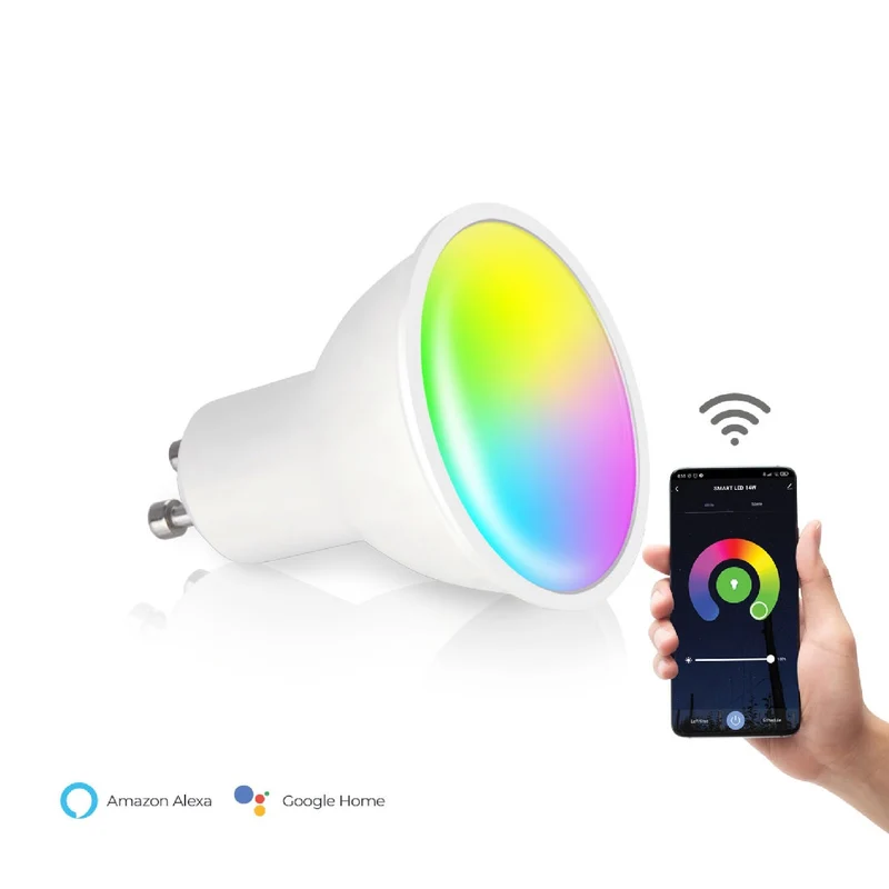 Intelligente LED-Wandleuchte | Tuya / WLAN | San Francisco | Inkl. 2 Leuchtmittel | Schwarz