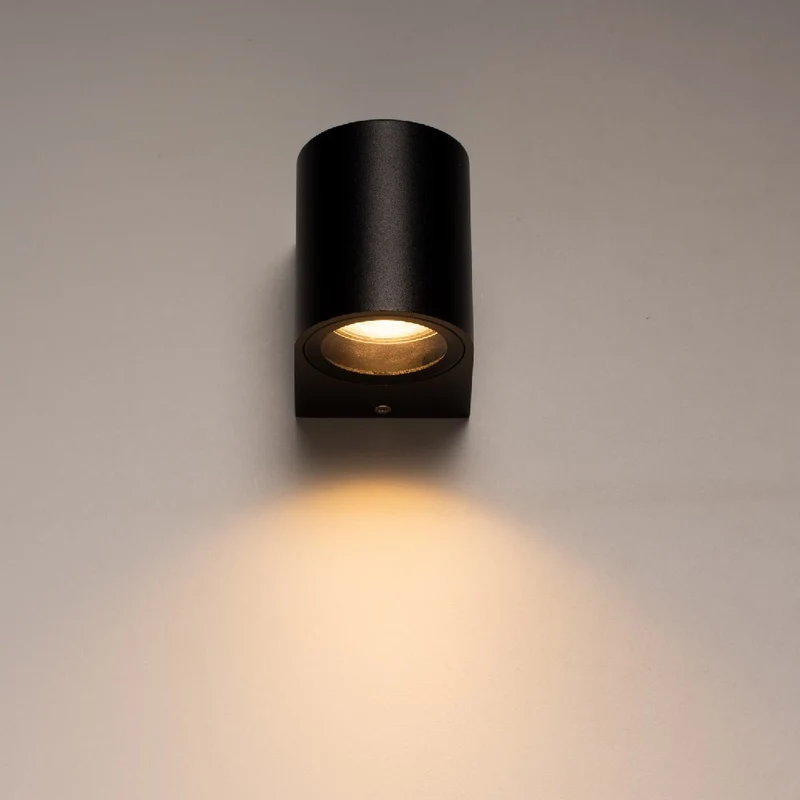 Intelligente LED-Wandleuchte | Zigbee | Sacramento | Leuchtmittel inklusive | Hue-kompatibel | Schwarz
