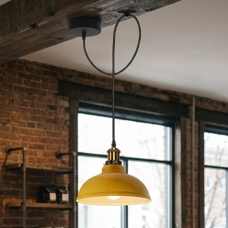 Affenschaukel Pendelleuchte – Dezentrale Hängelampe Loft | Ø 29cm | E27 ~3864