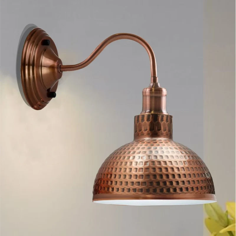 Retro Wandleuchte Schwanenhals Vintage Industrie E27 ~3900