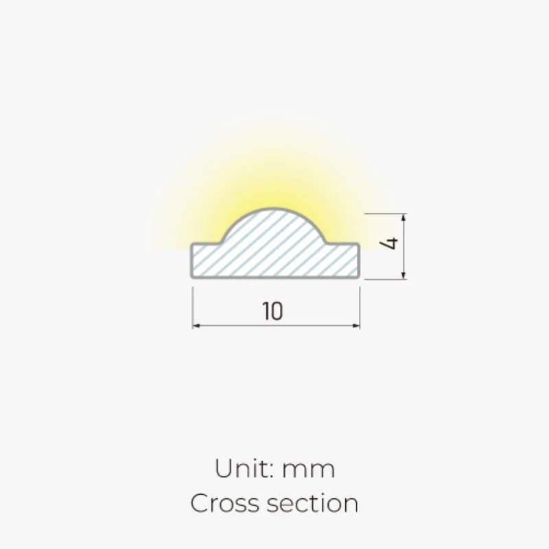 5m Premium COB LED-Streifen 24V CCT 10W/m